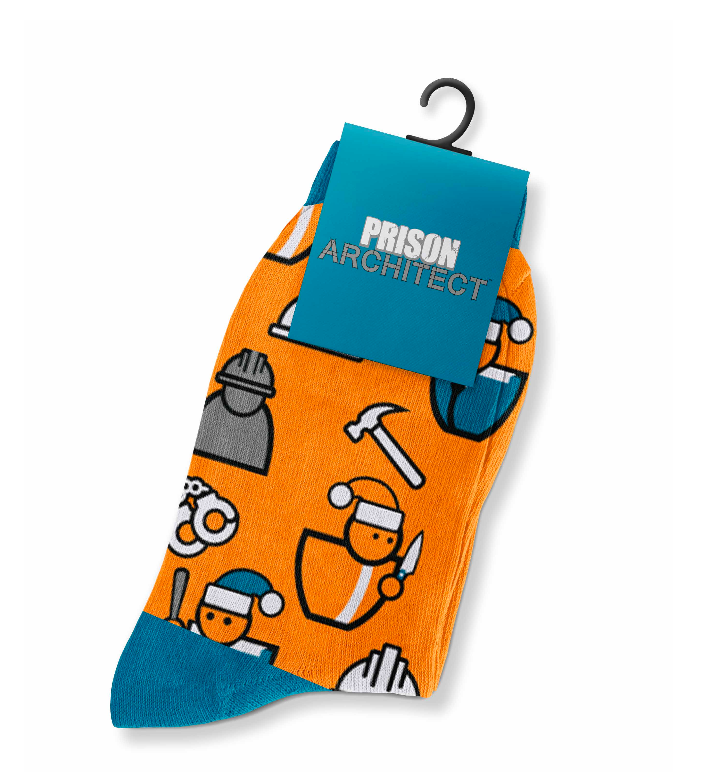 Prison Architect Socks - 2 Pairs!
